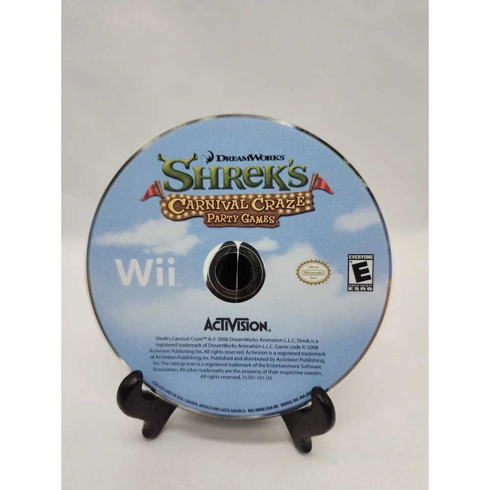 Shrek's Carnival Craze‎ Party Games Nintendo Wii - Disc Only